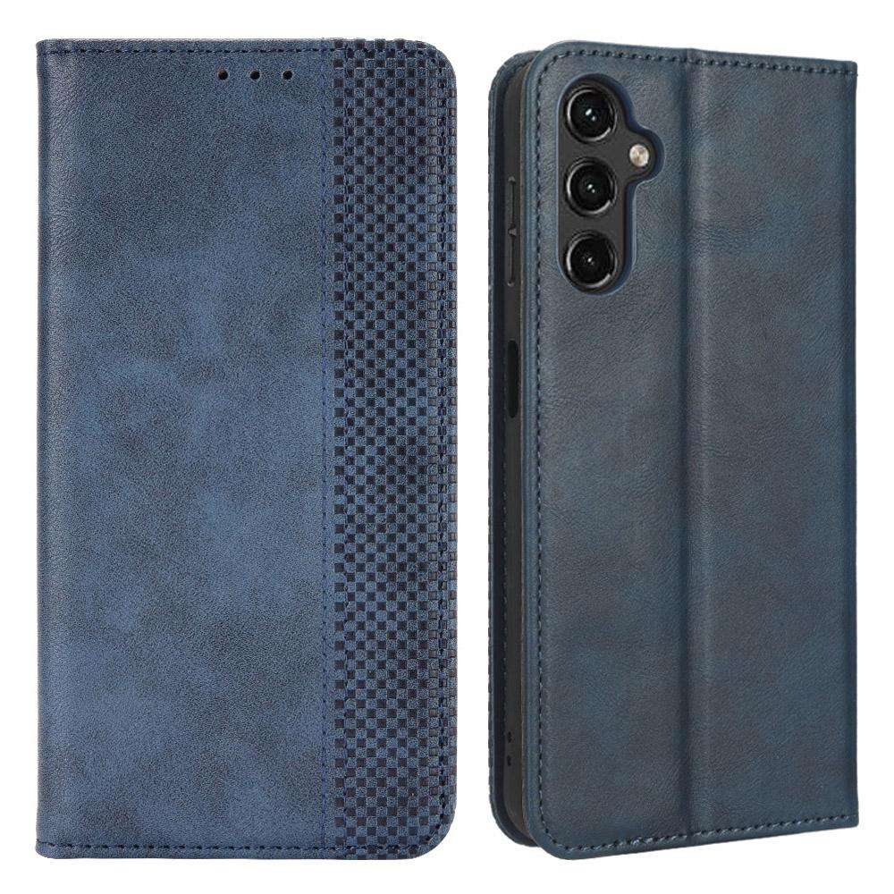 Blue PU Leather