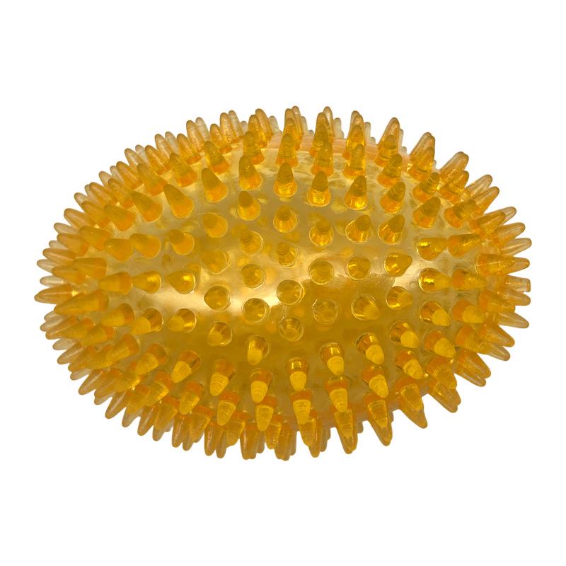 Pet Spiky Sounding Ball: Bite-Resistant Elastic Toy for Medium and Large Dogs