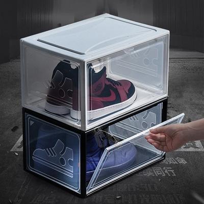 Sneakerbox Transparente Plastikschuhbox Stapelbarer Schrank Aufbewahrungsbox Verdickt High-Top Staubdicht Schublade Schuhorganisatoren