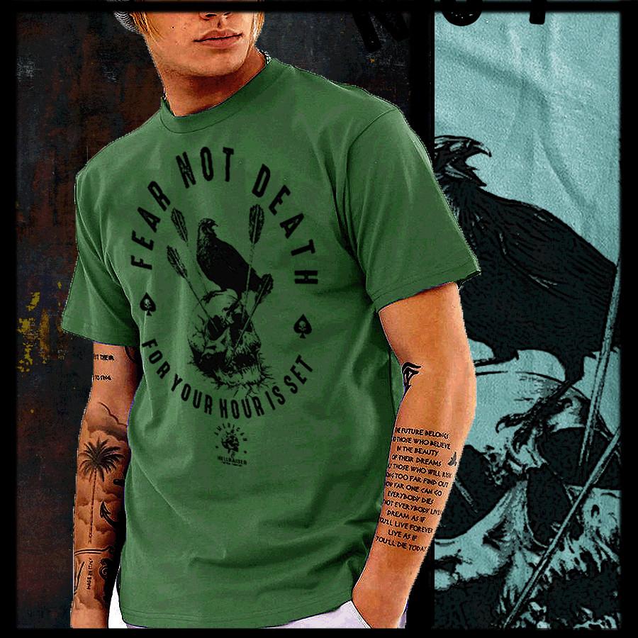 

Warrior T-Shirt Combat Veteran Quote Viking Military Savage barbarian gladiator S