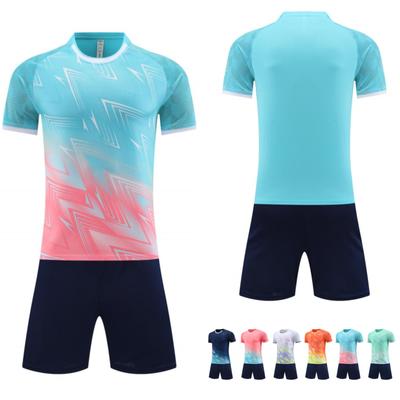 Fußballtrikot Set Herren und Damen Sportbekleidung Kurzarm Schnelltrocknend Wettkampftrikot Teambuilding Trikot Trainings trikot