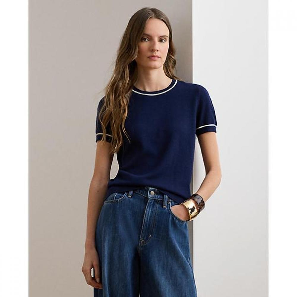 

Свитер с коротким рукавом Lauren Ralph Lauren двухцветный Wmlrswesn820192400 XS