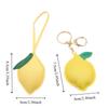 PU Leather PU Leather Hanger Fruit Bag Pendant Lovely Lemon Keychain  Bag Ornament