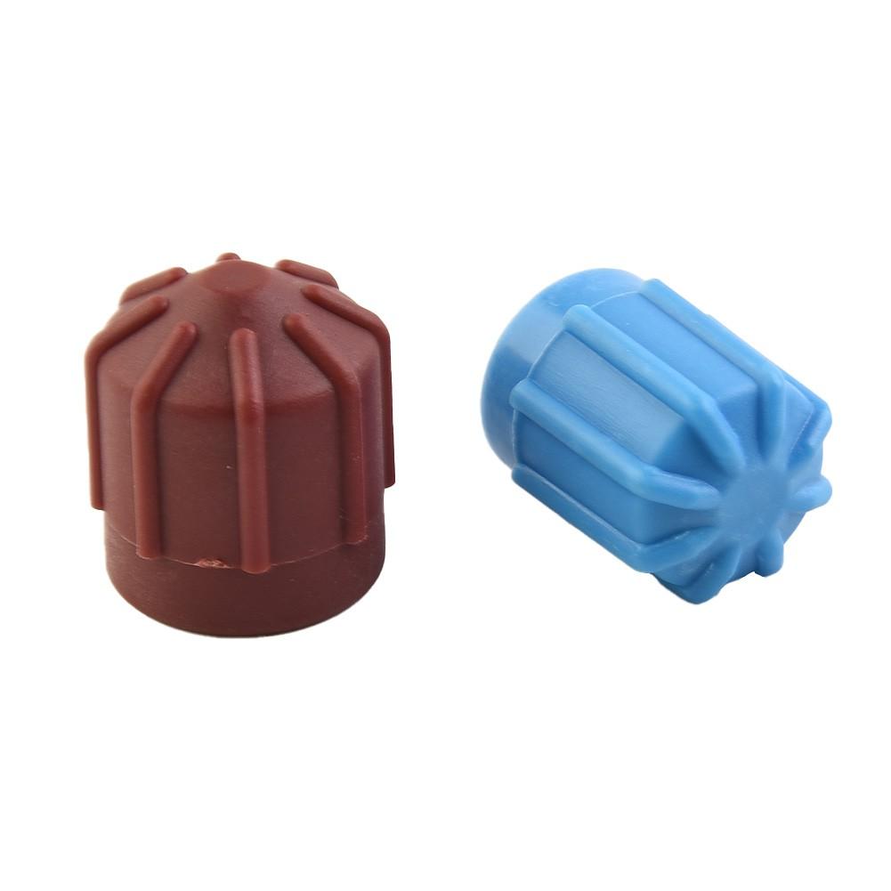 

Auto Air conditioning valve core set Dust Cover A/C Valve Cap High/Low Voltage