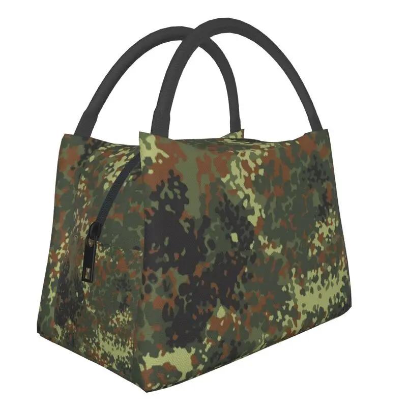Camo Thermal Insulated Lunch Bag Women Arm Military Camouflage Portable Lunch Container Multifunction Meal Food Box