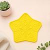 Pet Slow Food Mat with Suction Cups Star Shape Pet Food Tray