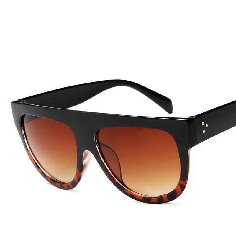 New Half Round Sunglasses Women Trendy Brand Designer Beautiful Sun Glasses Female Big Frame Outdoor Oversized Eyewear