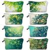 Women Plant Print Cosmetic Bag Toiletries Organize Travel Storage Case 6845