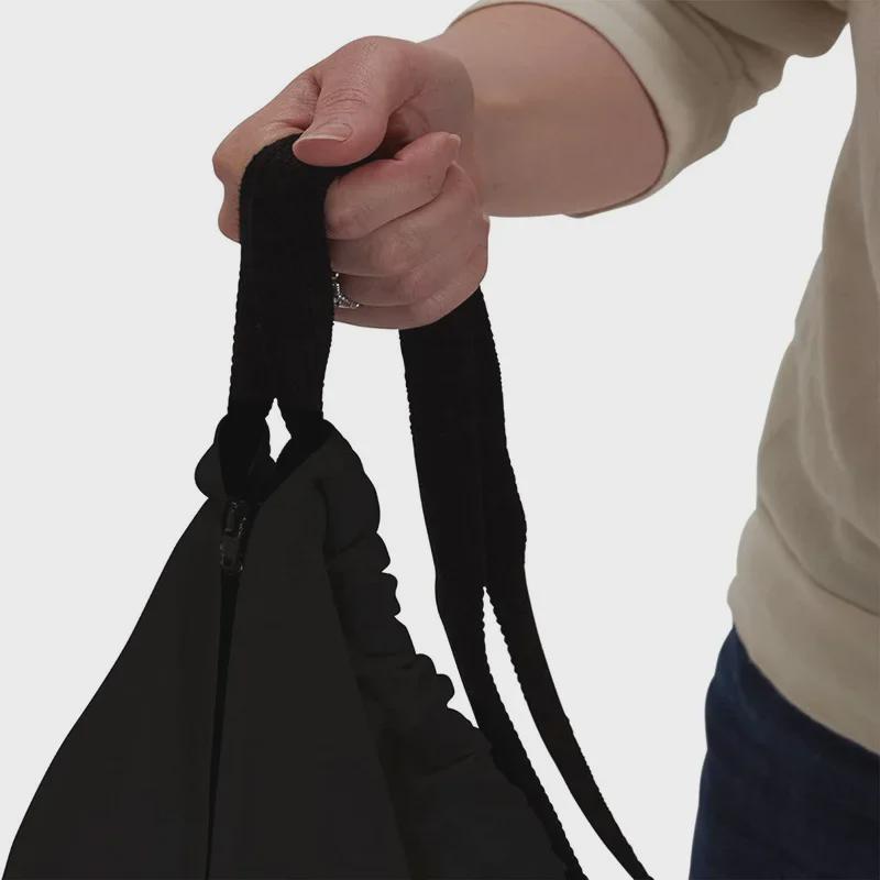 Rotatable Cotton Canvas Laundry Basket - Detachable and Washable Storage Bag