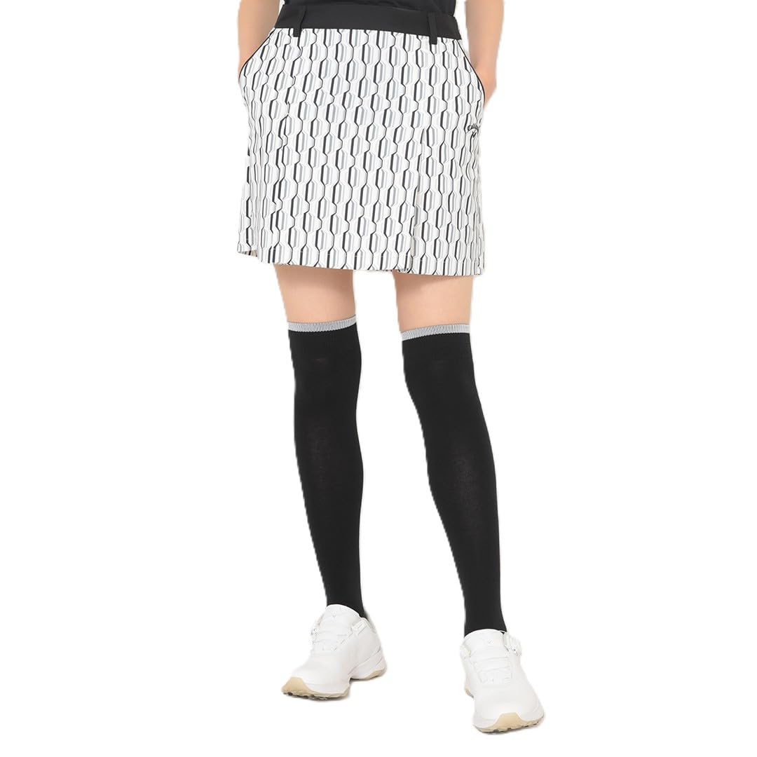 

Callaway Stretch Striped Dobby Skirt with Geometric Pattern and Front C25228202 Women s Pleats, Golf,