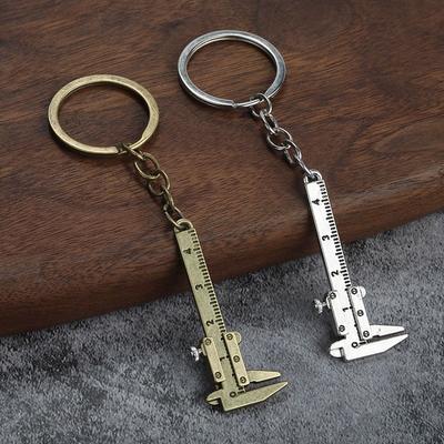 Vernier Caliper Retro Creative Keychain