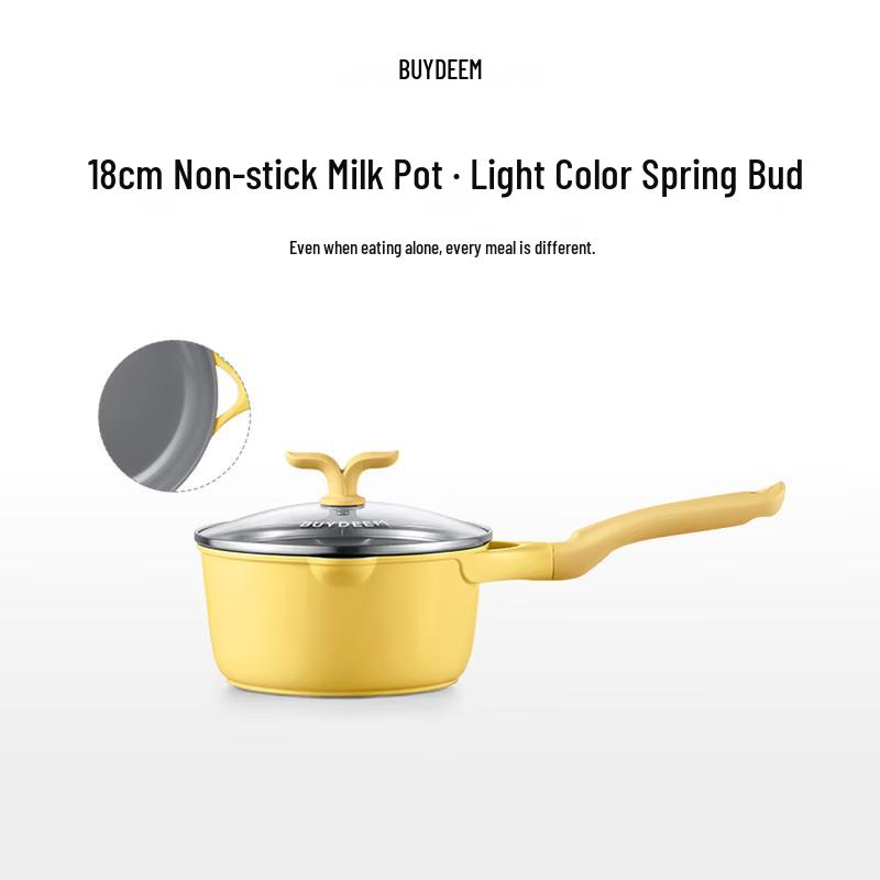 

Buydeem 18cm Ceramic Non-Stick Wok Pan