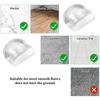 1/2Pcs Door Stopper Punch-free Transparent Self Adhesive Door Holder Door Stop For Home Protect Walls And Furniture Accessories