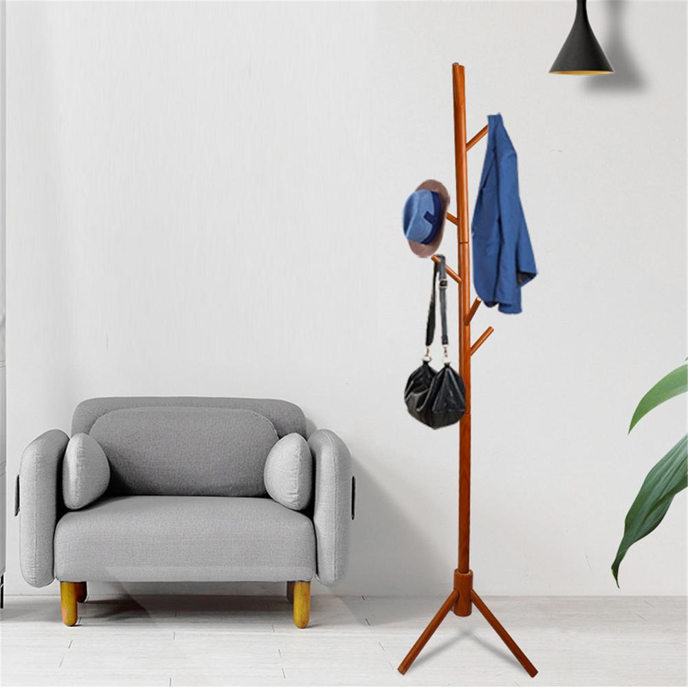 Clothes Hanger Coat Rack Hat Hanger Hallstand Hat Rack Floor Pine Coat Stand Convenient Hanger For Home Office