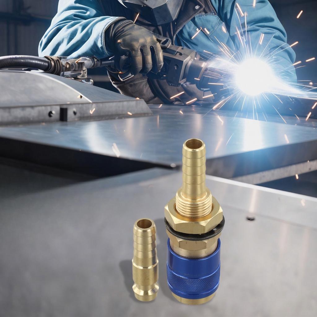 Hose Connection System Brass Fittings Designed for Welding Use