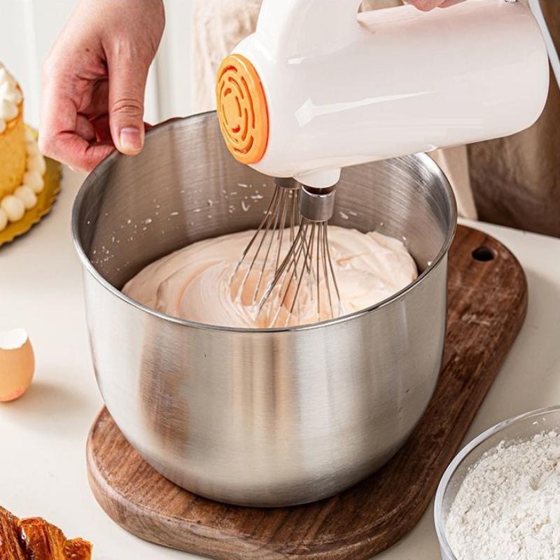 Stainless Steel Mixing Bowl Deep Design Cooking Baking Cake Bread Salad Egg Beater Basin Fruit Container Kitchen Cooking Tools