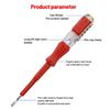 Hand Tool Test Pen LED Plastic+Stainless Steel Spare Parts
