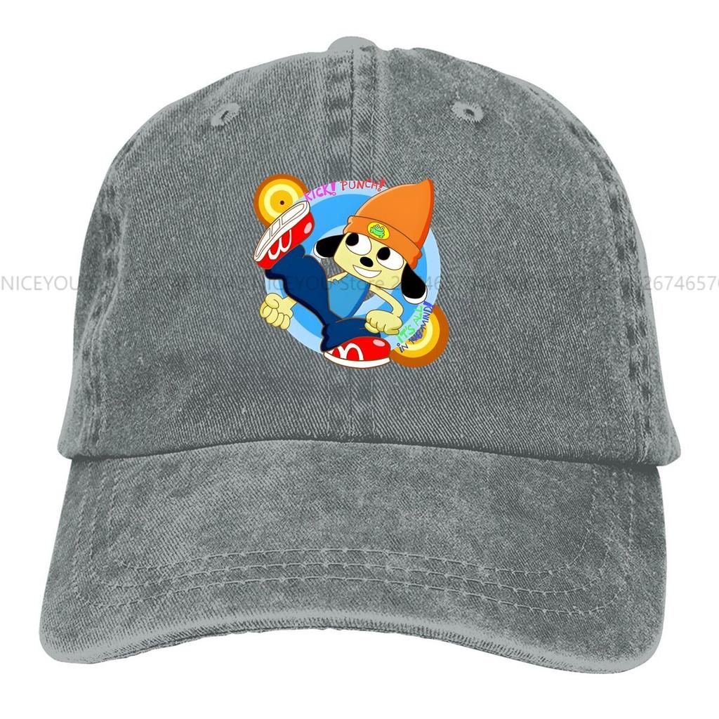 Einfarbige Dad Hats Kick Punch Master Damenmütze Sonnenschirm Baseballkappen PaRappa The Rapper Schirmmütze