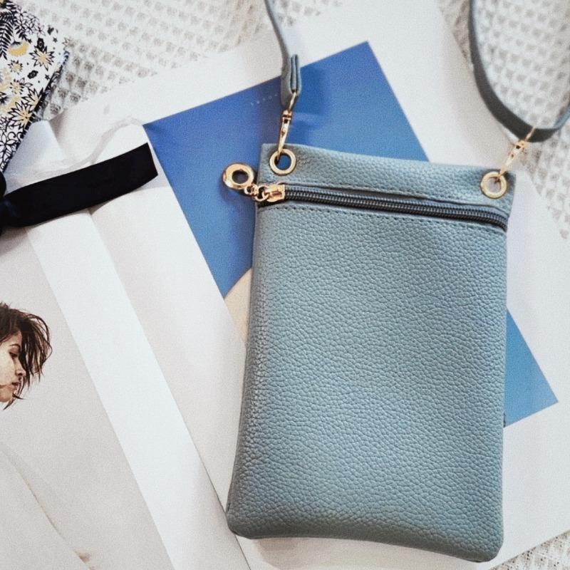 

Fashion Phone Bag Sweet Women s Convenient Shoulder Bag Purses and Handbags Mini Crossbody Bag PU Litchi Pattern Personalized