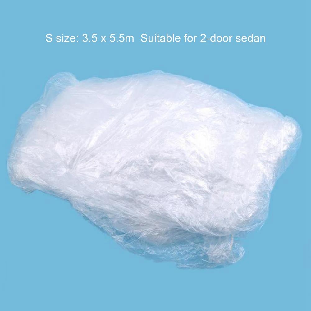 

Universal Protective Shield Disposable Transparent Car Cover Dust-Proof Full Cover for Sedan SUV Van for Jeep Vehicle Automobile
