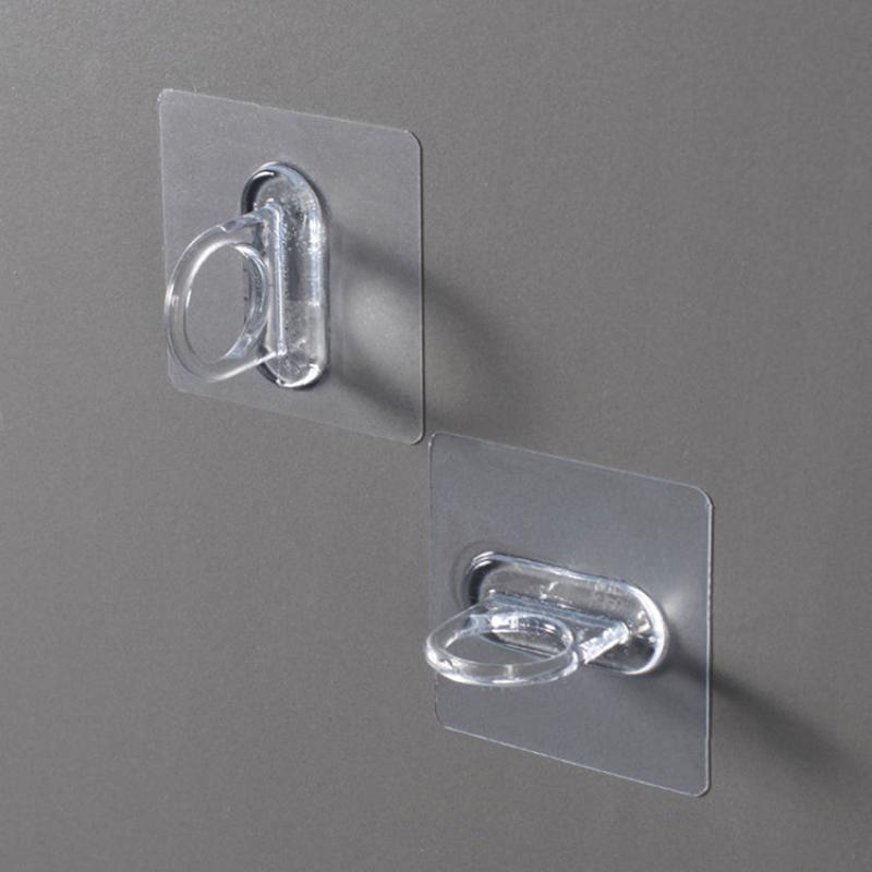 

2 шт. кронштейны для карнизов, крючки, самоклеящиеся кронштейны для стержней, вешалки для геля для душа, настенные стеллажи для хранения на кухне и в ванной комнате белый