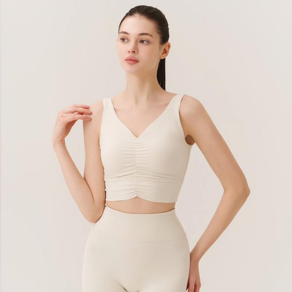 Huit Ticha Front Shirring Bra Top Htwtb5k01t