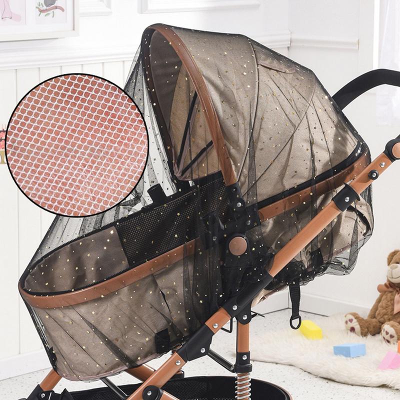 Net For Crib Bassinet Net 2X Breathable Lightweight Portable Sun Protection For Camping Strolling Nursery Crib Car Travel