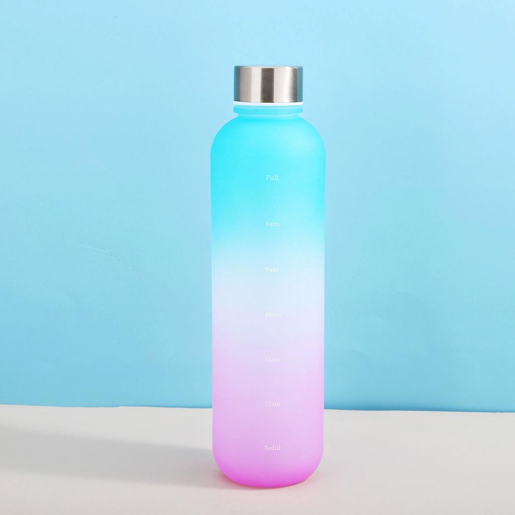 1000ml Outdoor Large Capacity Frosted Sports Water Cup