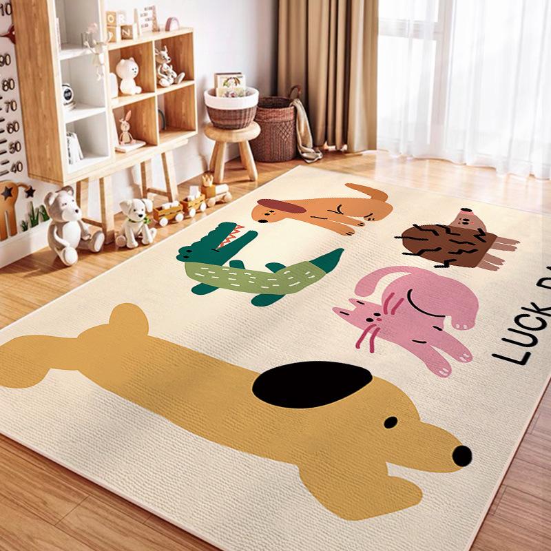 Luspool Slaapkamer Nachtkastje Vloerkleed, Woonkamer Salontafel, Cartoon En Schattig Kinderkamer LeeshoEK Vloerkleed, Huisdecoratie 60X90CM(2X5.3FT