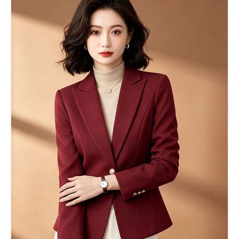 EST+II Women's Slim-Fit Professional Blazer
