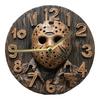 Round Wall Clock with Numbers Silent Movement Easy To Install Battery Operated 10-Inch Hanging Clock Artistic Home Decor