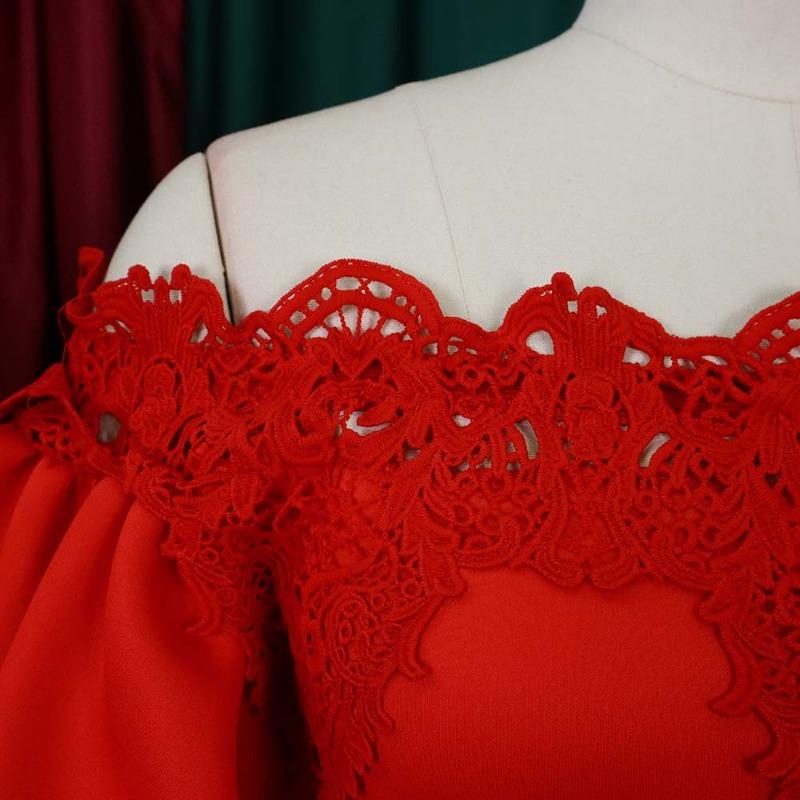 YYFS Women's Fashion Summer Spring Solid Color Print Short Sleeve One Shoulder High Waist Casual Dresses