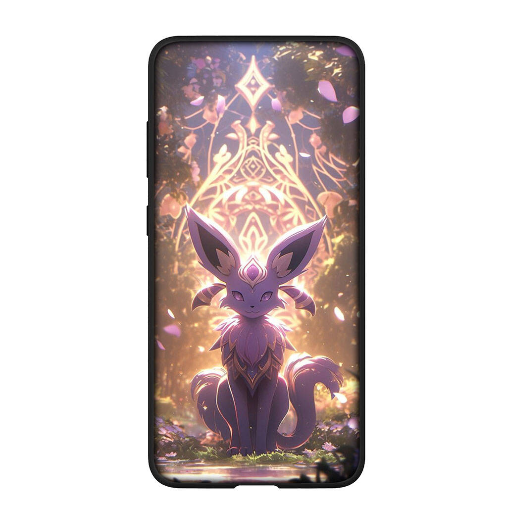 Phone Case for Samsung Galaxy S25 S23 S22 S24 Ultra FE Plus S9 A05 A06 A15 A16 A36 A37 A35 A54 A55 A56 A57 A25 A53 A17 Poster Pokemon GO Pikachu Cover