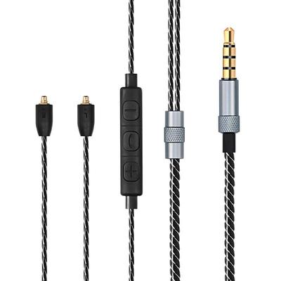 Kabel Premium MMCX z Mikrofonem i Sterowaniem do Słuchawek Shure SE215/425/535/846 i UE900