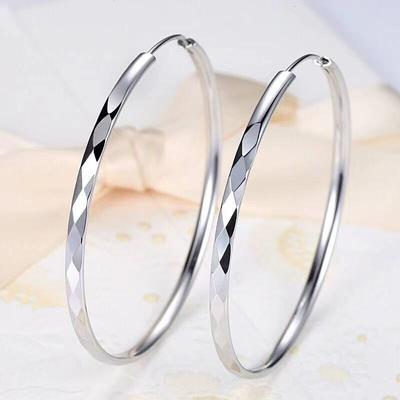 Popular Round Earrings, Large Earrings, Women's Personality, Korean Version, Small Circle, Large Circle Temperament