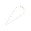 Coach Letter C Decorated Brass Necklace Women Necklace Rose-Gold F91433RGD