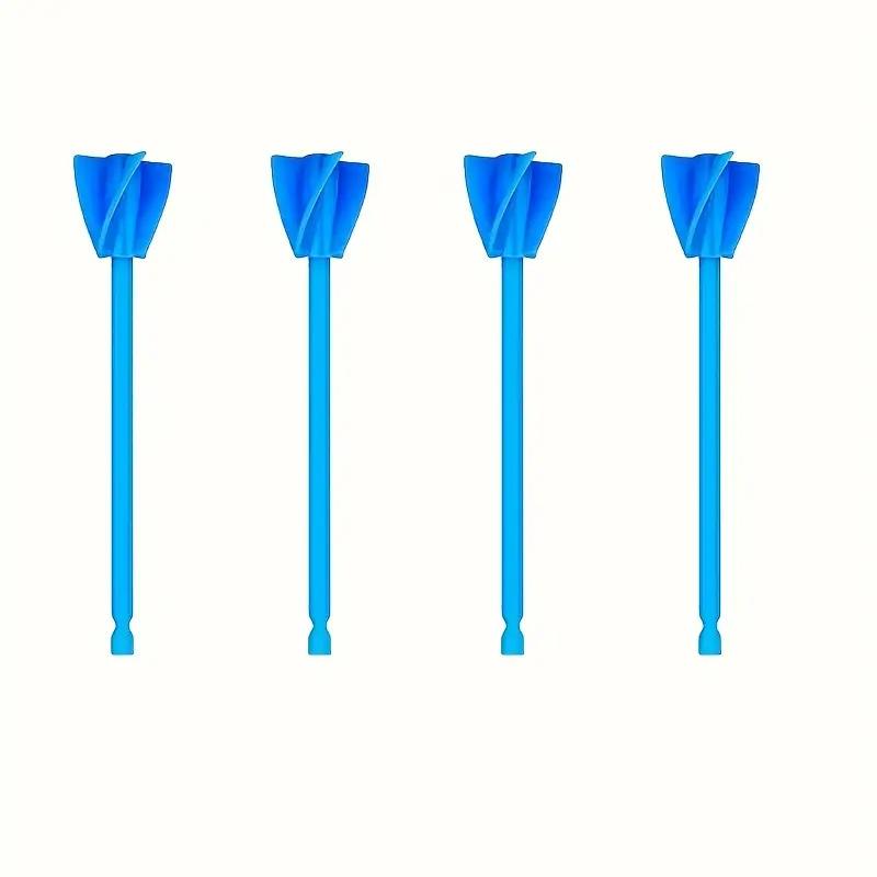 1pc/4pcs Epoxy Mixer Paint Drill Attachment Paddle Consistency Liquids Resin Head Stirrer Mixer Paint Resin Attachment