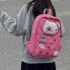 New soft girl campus schoolbag cartoon cute sweet wind girl school Japanese ins female KT cat student backpack tide