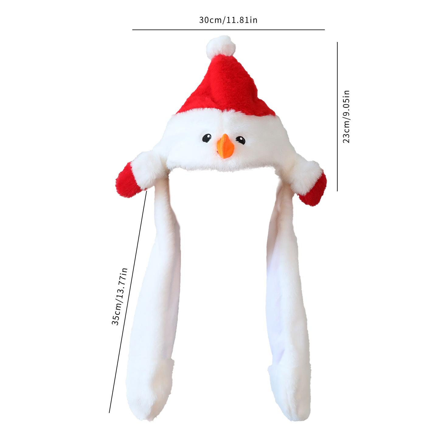 

Funny and moving cartoon airbag Snowman old man Christmas hat Christmas decorations Christmas Parties gifts One size fits all