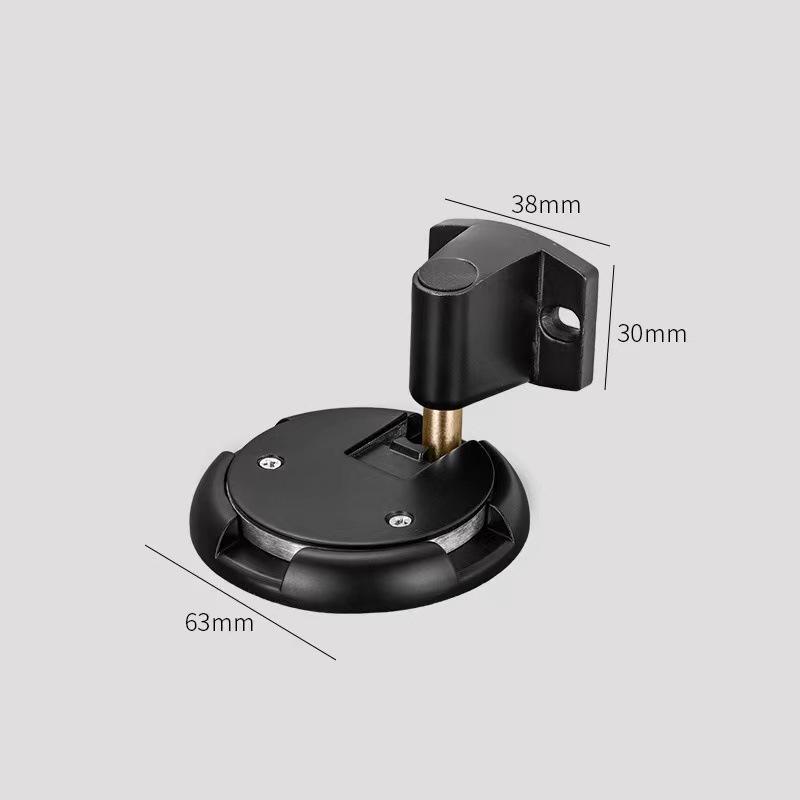 Adesivo a terra in lega di zinco senza foratura fermaporta camera da letto autobloccante anticollisione non magnetico porta invisibile collisione