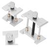 Lot de 2 supports de mouvement de montre professionnels en acier, outil de réparation de montre pour horlogers