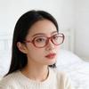 Simple Square Plastic Eyeglass Frame Fashion Trendy Reading Glasses Anti Blue Light Eyewear for Men and Women