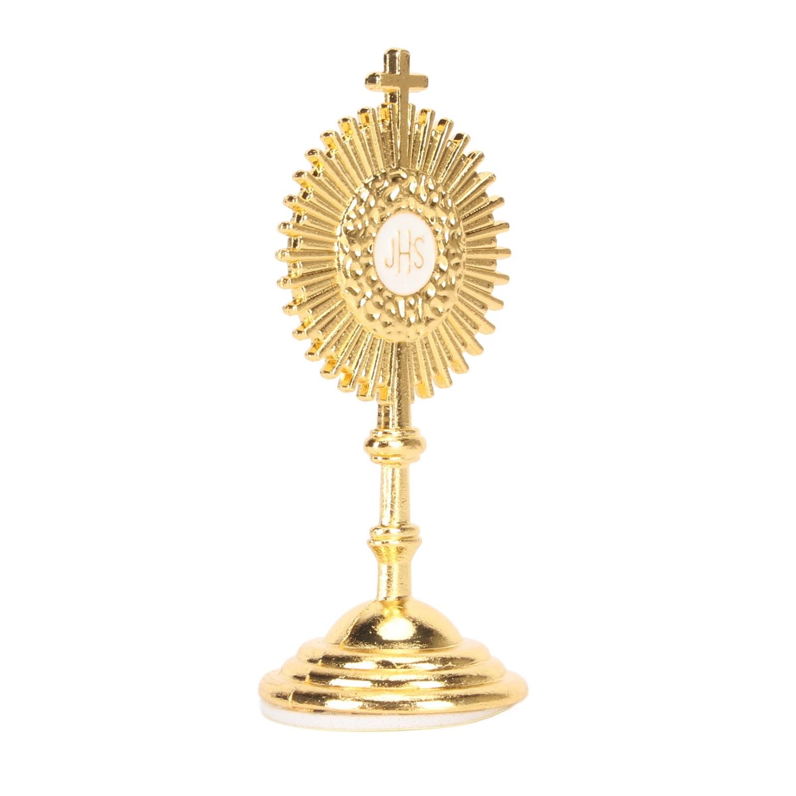 

Catholic Table Decoration Alloy Christian Communion Statue Ornament for Religious Party Office Car