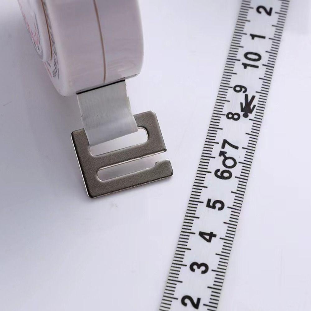 Soft BMI Tape Measure Automatic Telescopic Sewing Ruler Portable Waist Tape Measure