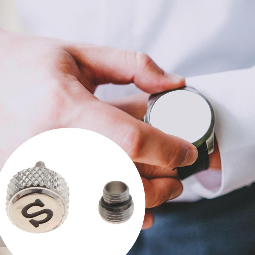 Crown Tool for Watch Repair, Stainless Steel Accessory 4R36 NH36 7S26 NH35 Skx007