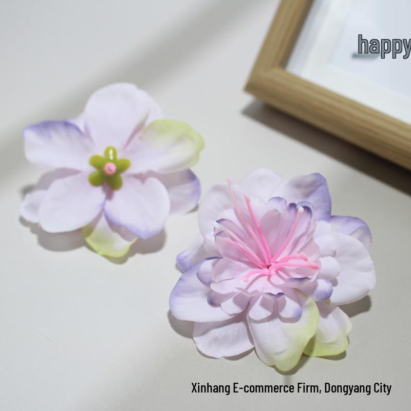 Silk Jasmine Flower Heads for Headdress, Cake & Photography Decorations, DIY Hairpin Craft