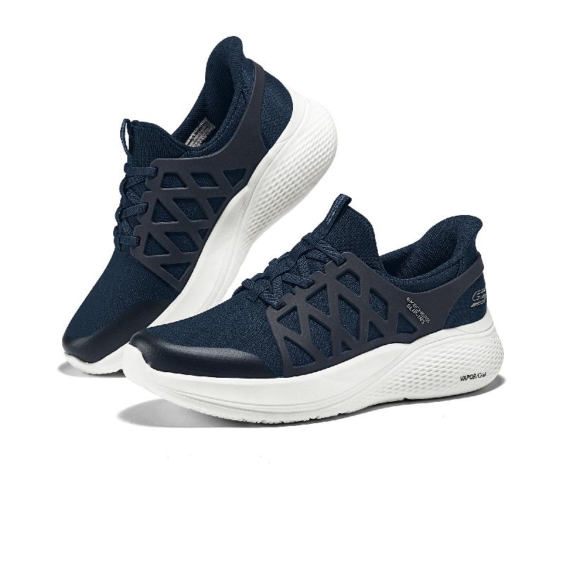 Skechers Bobs Comfortable Versatile Low-Top Casual Shoes Men Sneaker Blue 118308-NVY