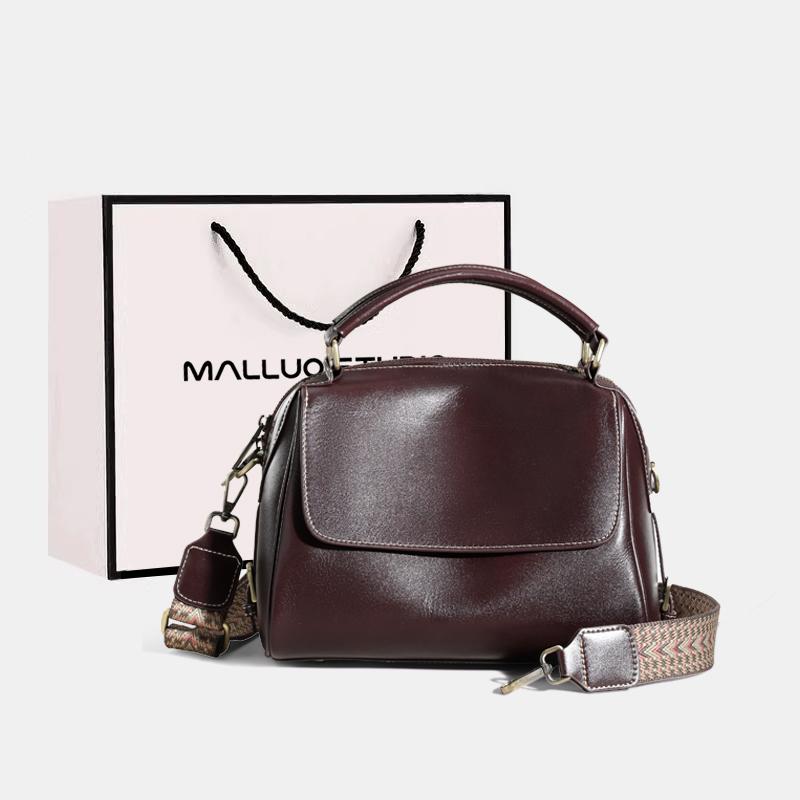 Women's Vintage Genuine Leather Handbags. Top Grain Cowhide Leather, Single Shoulder Cross Body bags,Luxury Designer Handbags