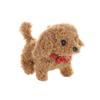 New Plush Robot Puppy Walking Barking Puppy Plush Toy Tail Wagging Interactive Simulated Puppy Chilren