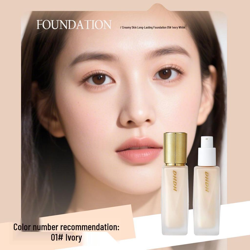 DHDH Long-Lasting Brightening BB Cream - Creamy Foundation and Hydrating Concealer for a Flawless Base.